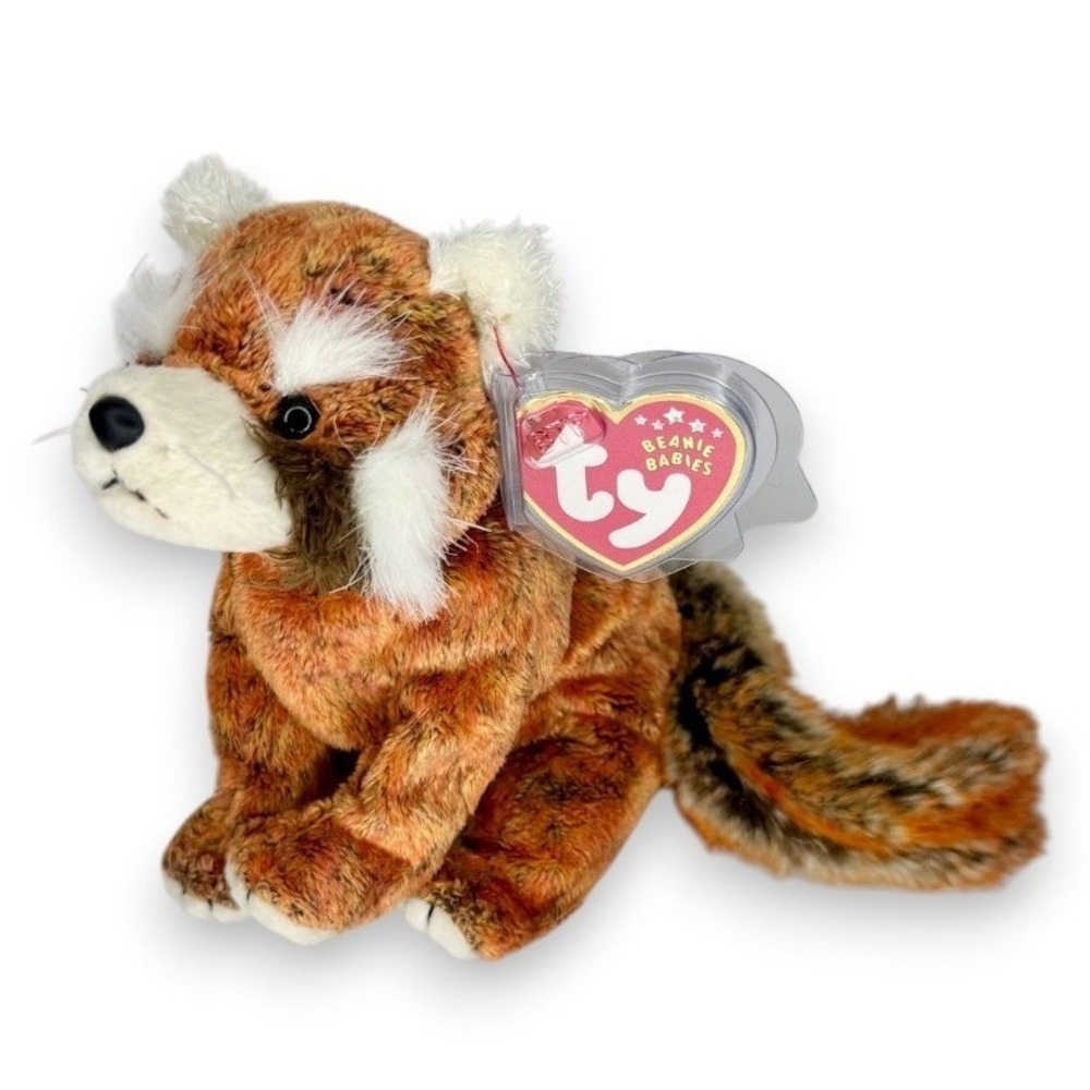 Rusty the Red Panda | Bushy-Tailed Explorer | Mint Heart Tag TY Beanie Baby